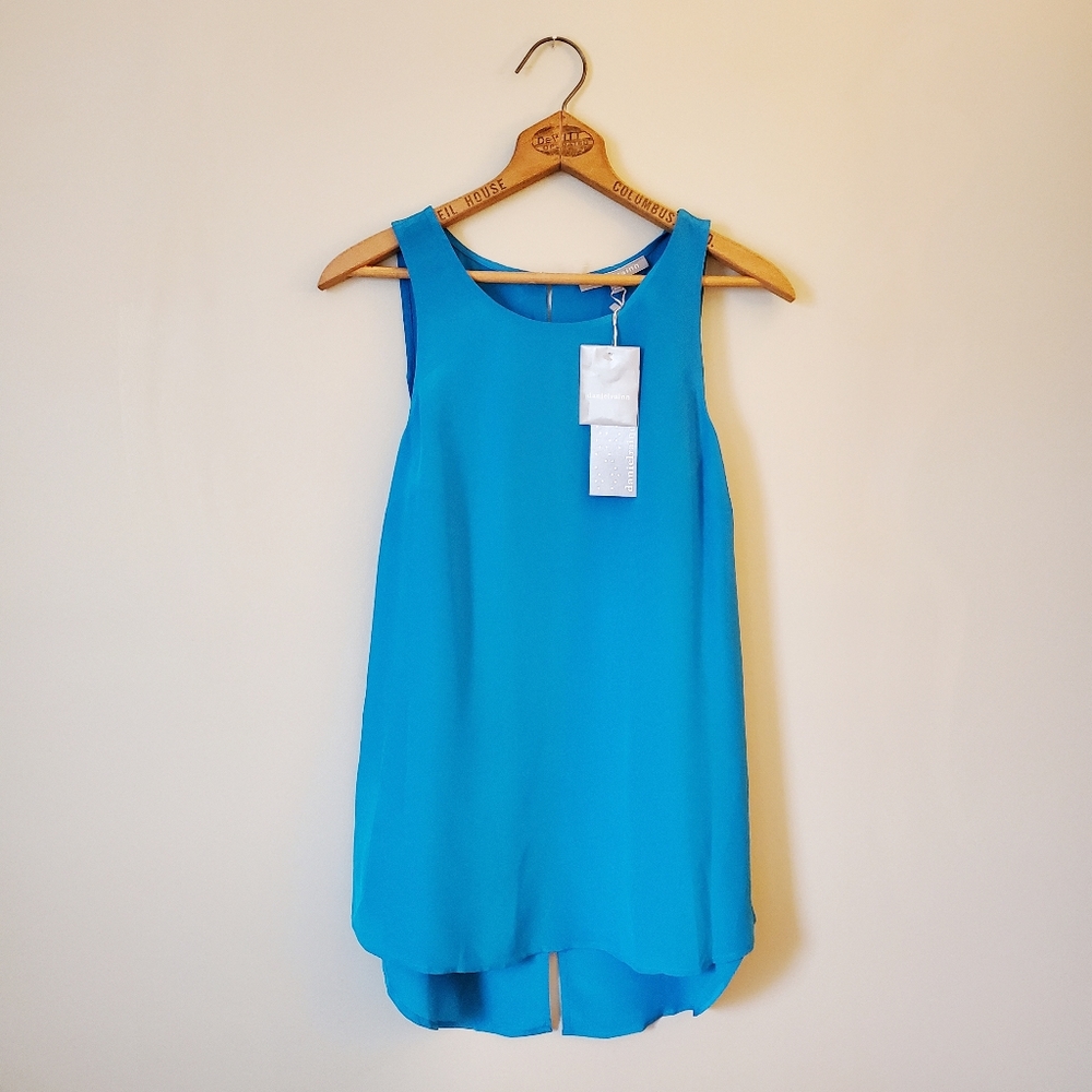 Daniel Rainn Silk Split Back Tank